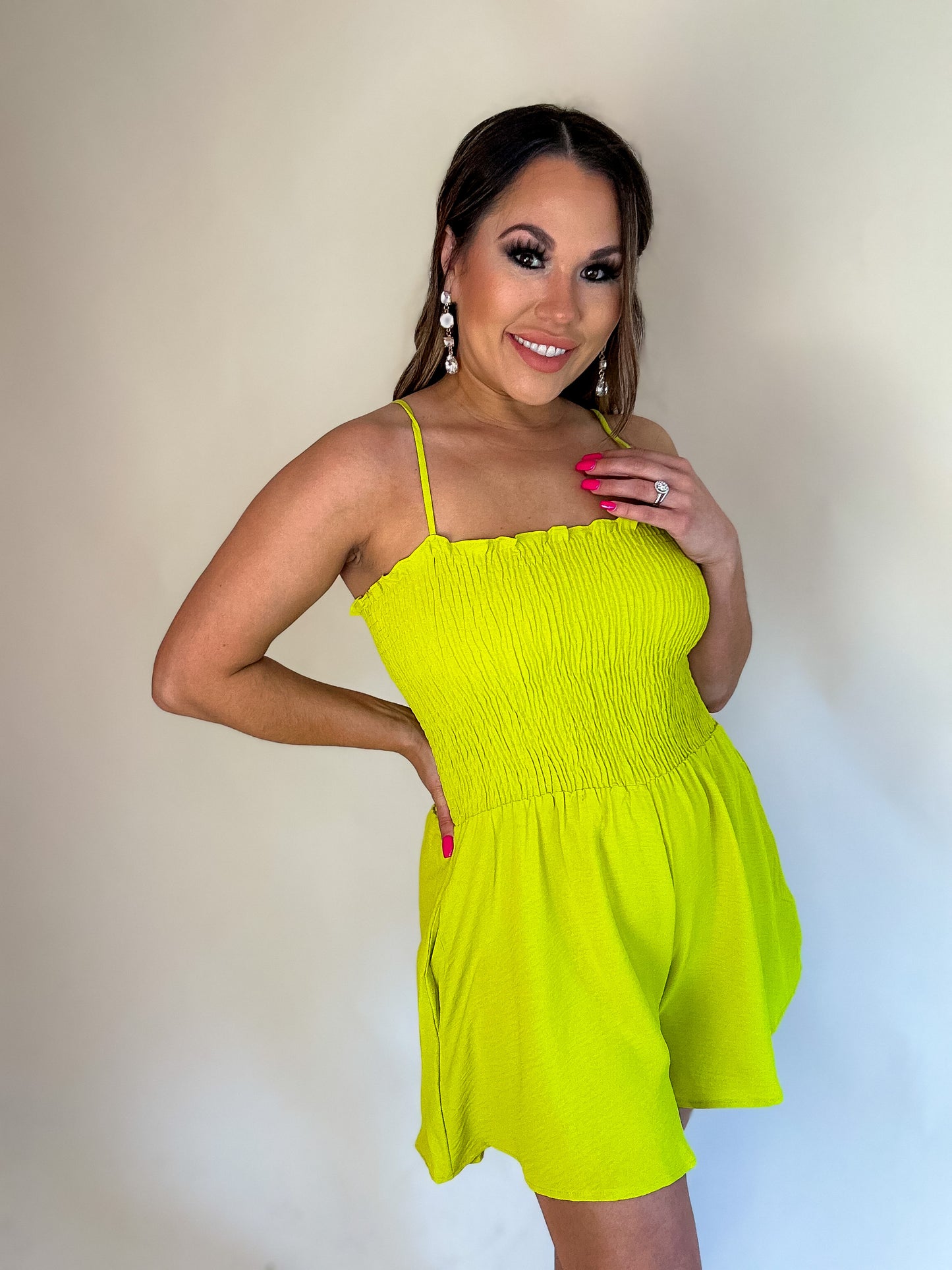 A MOMENT FOR LOVE LIME ROMPER