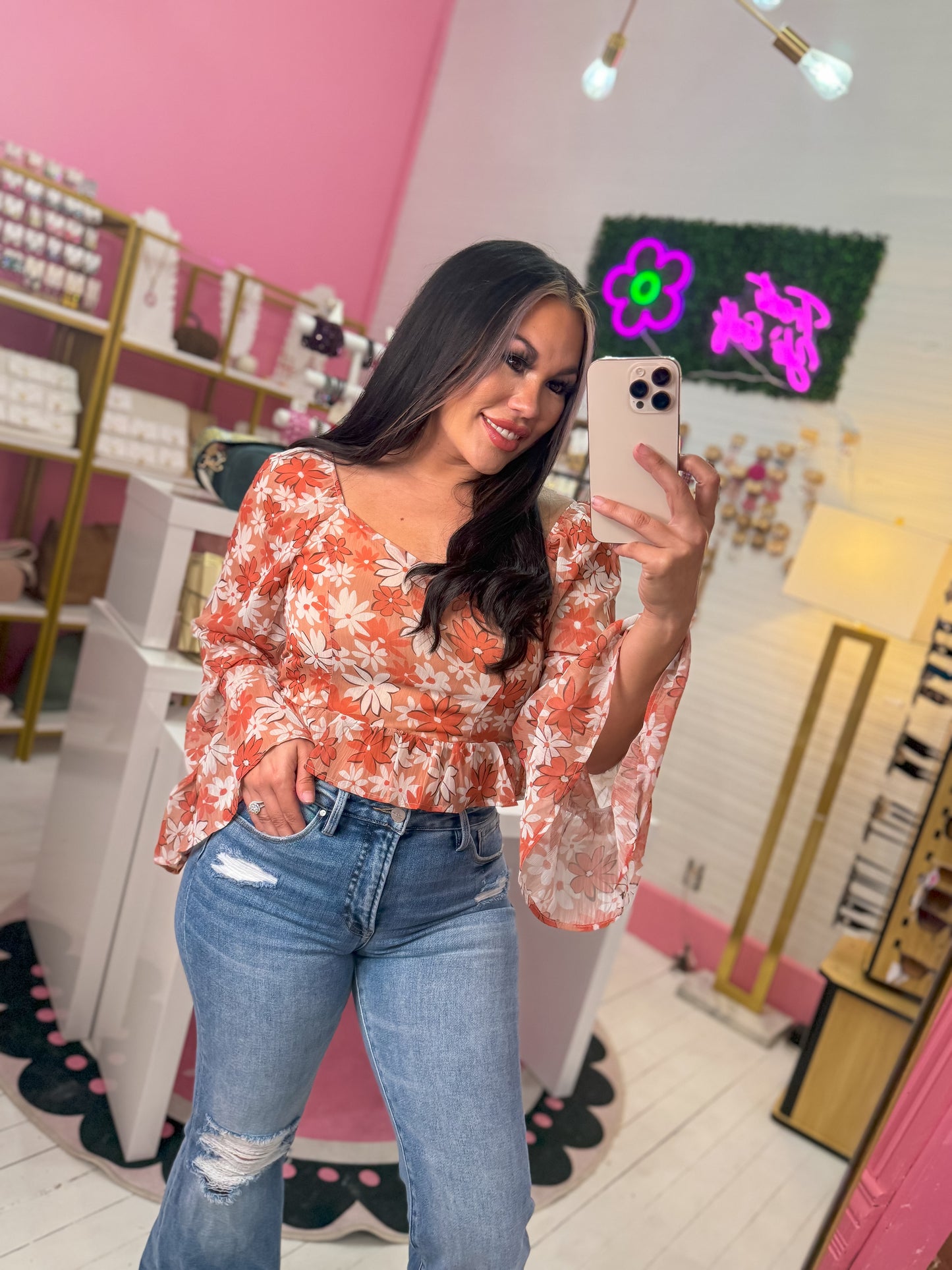 MY FAVORITE FLORAL PRINT BLOUSE