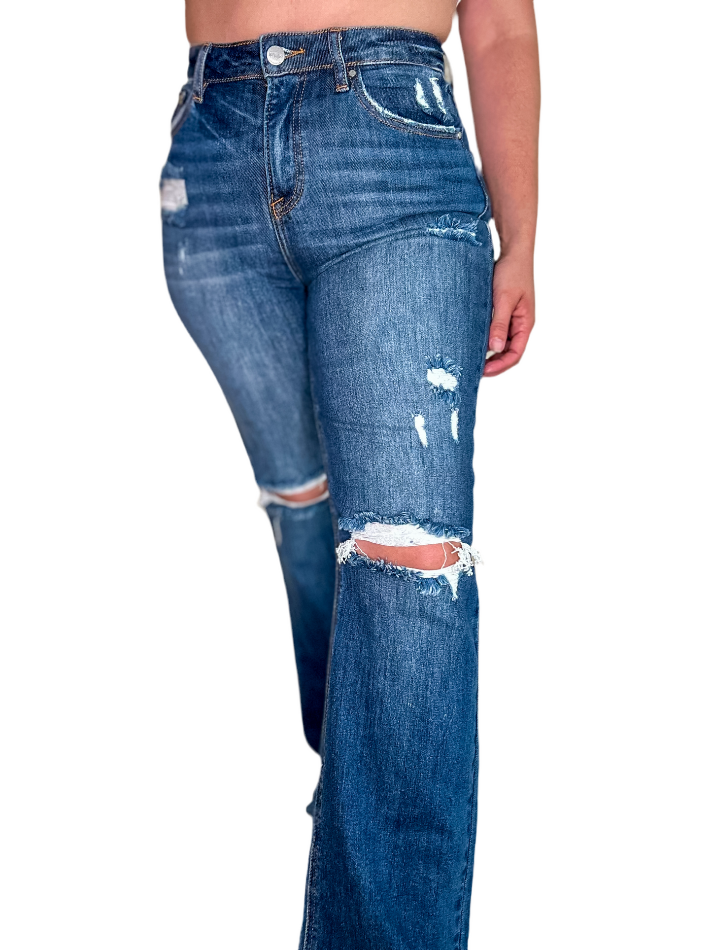 HIGH RISE STRAIGHT JEANS - 5081
