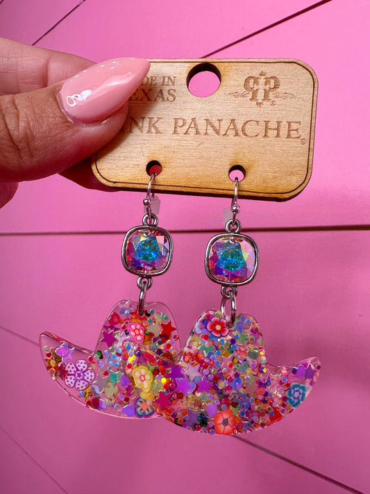 COWGIRL HAT EARRINGS